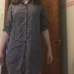 blue denim looking dress/long shirt